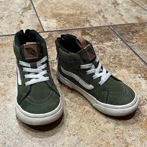 Toddler Vans SK8-HI Zip in Grape Leaf